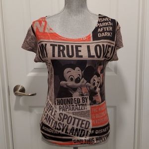 Disney Character Tabloid Tshirt
